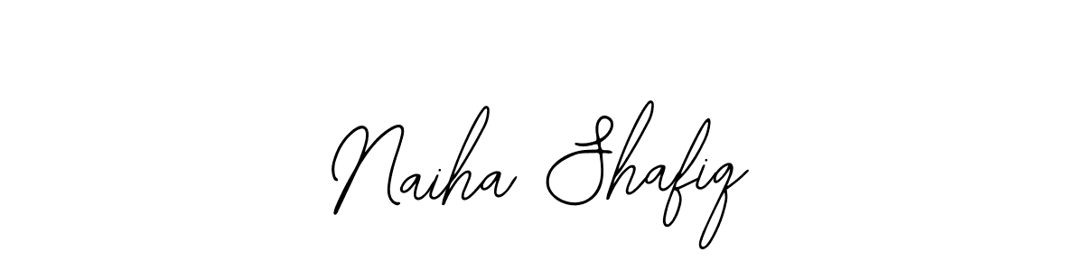 Design your own signature with our free online signature maker. With this signature software, you can create a handwritten (Bearetta-2O07w) signature for name Naiha Shafiq. Naiha Shafiq signature style 12 images and pictures png