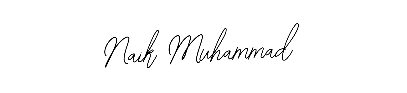 Create a beautiful signature design for name Naik Muhammad. With this signature (Bearetta-2O07w) fonts, you can make a handwritten signature for free. Naik Muhammad signature style 12 images and pictures png