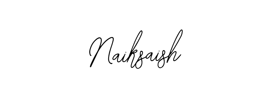 You can use this online signature creator to create a handwritten signature for the name Naiksaish. This is the best online autograph maker. Naiksaish signature style 12 images and pictures png