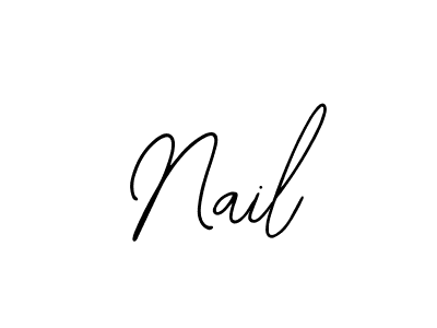 How to Draw Nail signature style? Bearetta-2O07w is a latest design signature styles for name Nail. Nail signature style 12 images and pictures png