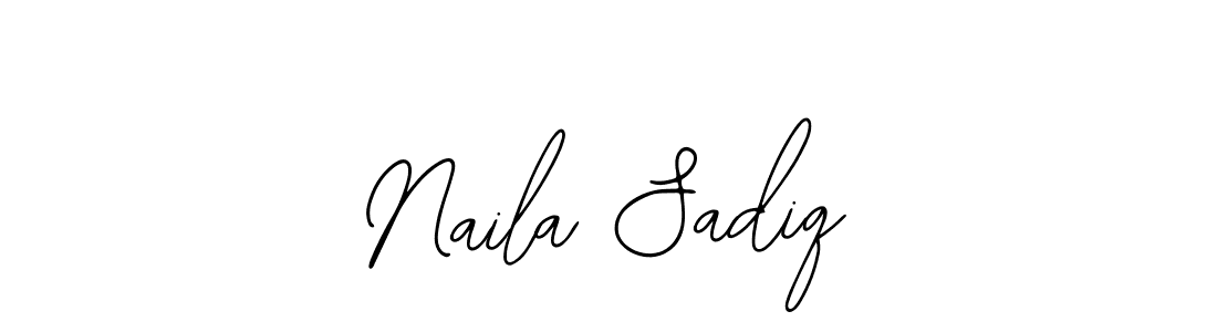 Make a short Naila Sadiq signature style. Manage your documents anywhere anytime using Bearetta-2O07w. Create and add eSignatures, submit forms, share and send files easily. Naila Sadiq signature style 12 images and pictures png