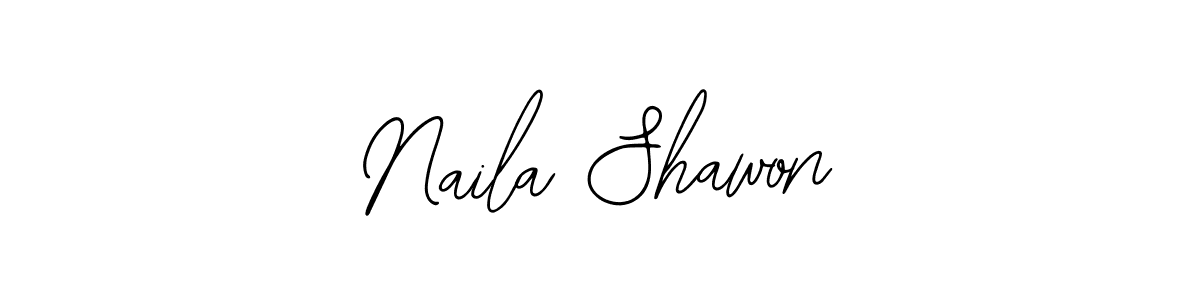 Also You can easily find your signature by using the search form. We will create Naila Shawon name handwritten signature images for you free of cost using Bearetta-2O07w sign style. Naila Shawon signature style 12 images and pictures png