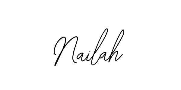 How to make Nailah signature? Bearetta-2O07w is a professional autograph style. Create handwritten signature for Nailah name. Nailah signature style 12 images and pictures png