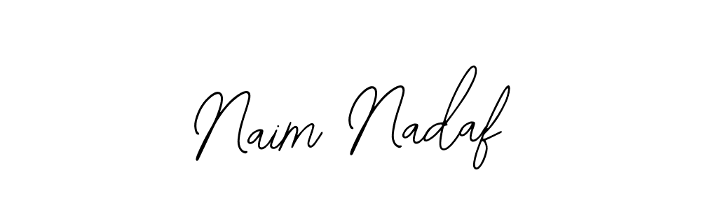 Make a beautiful signature design for name Naim Nadaf. Use this online signature maker to create a handwritten signature for free. Naim Nadaf signature style 12 images and pictures png