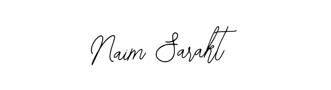 Use a signature maker to create a handwritten signature online. With this signature software, you can design (Bearetta-2O07w) your own signature for name Naim Sarakt. Naim Sarakt signature style 12 images and pictures png