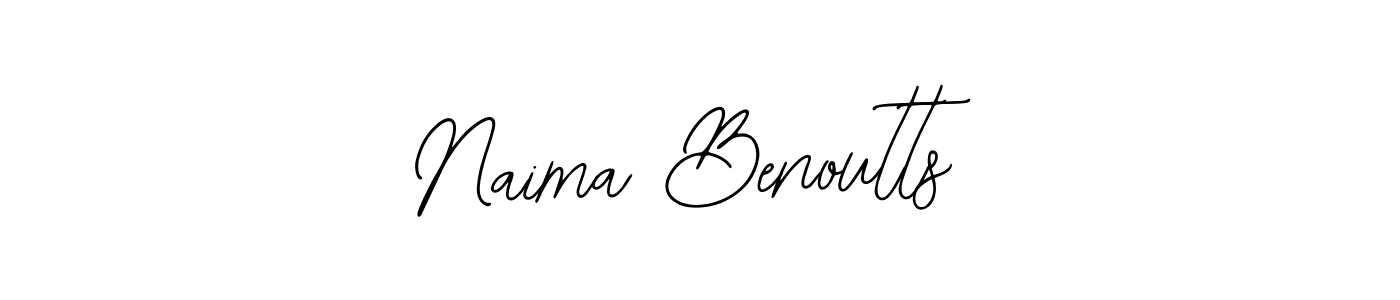if you are searching for the best signature style for your name Naima Benoutts. so please give up your signature search. here we have designed multiple signature styles  using Bearetta-2O07w. Naima Benoutts signature style 12 images and pictures png