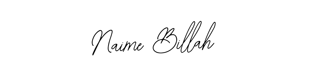 Also You can easily find your signature by using the search form. We will create Naime Billah name handwritten signature images for you free of cost using Bearetta-2O07w sign style. Naime Billah signature style 12 images and pictures png