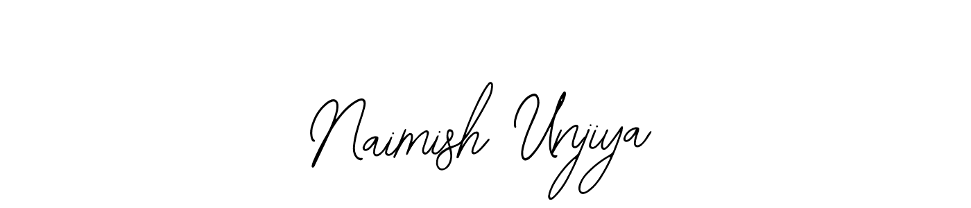This is the best signature style for the Naimish Unjiya name. Also you like these signature font (Bearetta-2O07w). Mix name signature. Naimish Unjiya signature style 12 images and pictures png