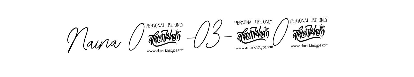 The best way (Bearetta-2O07w) to make a short signature is to pick only two or three words in your name. The name Naina 07-03-2025 include a total of six letters. For converting this name. Naina 07-03-2025 signature style 12 images and pictures png