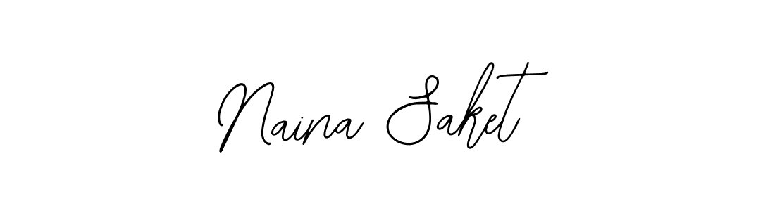 Bearetta-2O07w is a professional signature style that is perfect for those who want to add a touch of class to their signature. It is also a great choice for those who want to make their signature more unique. Get Naina Saket name to fancy signature for free. Naina Saket signature style 12 images and pictures png