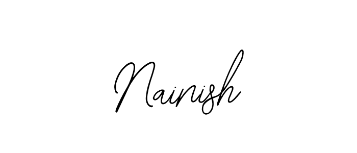 Make a beautiful signature design for name Nainish. With this signature (Bearetta-2O07w) style, you can create a handwritten signature for free. Nainish signature style 12 images and pictures png