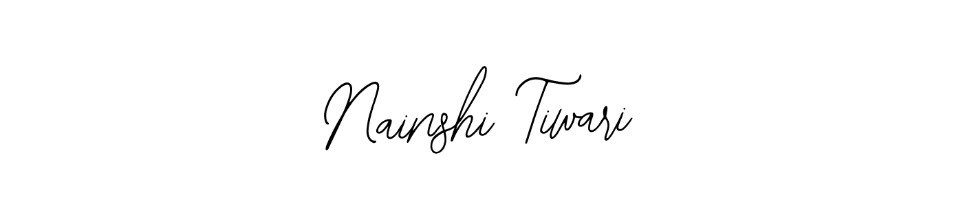 Make a beautiful signature design for name Nainshi Tiwari. Use this online signature maker to create a handwritten signature for free. Nainshi Tiwari signature style 12 images and pictures png