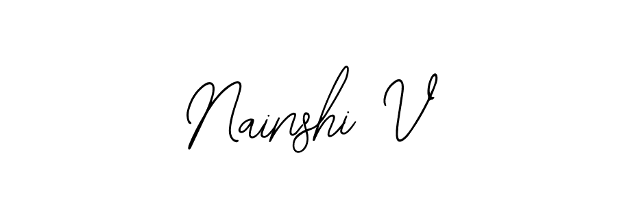 This is the best signature style for the Nainshi V name. Also you like these signature font (Bearetta-2O07w). Mix name signature. Nainshi V signature style 12 images and pictures png