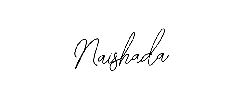 if you are searching for the best signature style for your name Naishada. so please give up your signature search. here we have designed multiple signature styles  using Bearetta-2O07w. Naishada signature style 12 images and pictures png