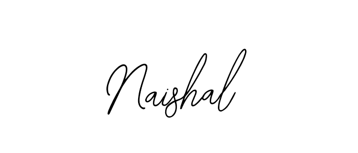 How to make Naishal name signature. Use Bearetta-2O07w style for creating short signs online. This is the latest handwritten sign. Naishal signature style 12 images and pictures png