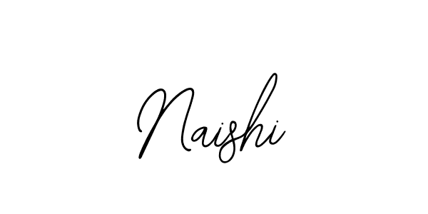 Design your own signature with our free online signature maker. With this signature software, you can create a handwritten (Bearetta-2O07w) signature for name Naishi. Naishi signature style 12 images and pictures png