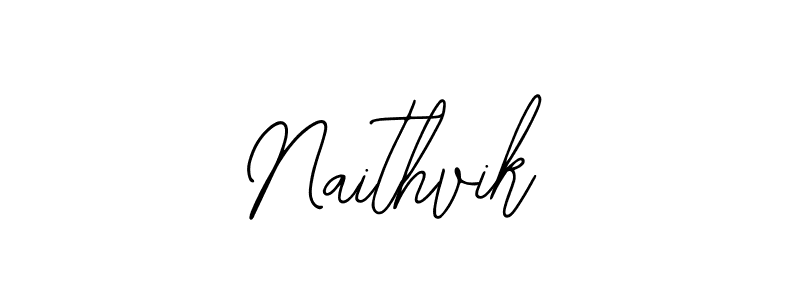 Use a signature maker to create a handwritten signature online. With this signature software, you can design (Bearetta-2O07w) your own signature for name Naithvik. Naithvik signature style 12 images and pictures png
