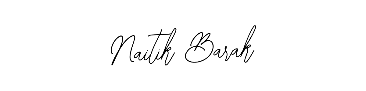 Also You can easily find your signature by using the search form. We will create Naitik Barak name handwritten signature images for you free of cost using Bearetta-2O07w sign style. Naitik Barak signature style 12 images and pictures png