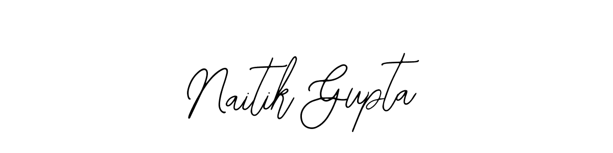 Design your own signature with our free online signature maker. With this signature software, you can create a handwritten (Bearetta-2O07w) signature for name Naitik Gupta. Naitik Gupta signature style 12 images and pictures png