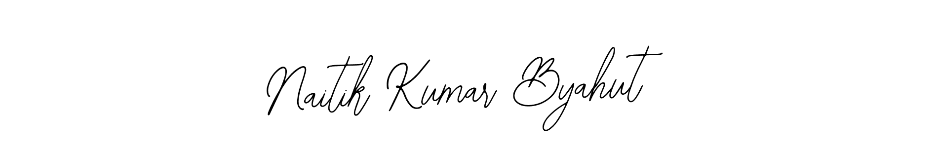 Check out images of Autograph of Naitik Kumar Byahut name. Actor Naitik Kumar Byahut Signature Style. Bearetta-2O07w is a professional sign style online. Naitik Kumar Byahut signature style 12 images and pictures png