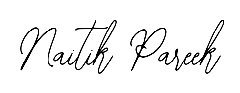 Give your name Naitik Pareek an exquisite flair with the Bearetta-2O07w script font. Ideal for contracts, resumes, and formal letterheads. Naitik Pareek signature style 12 images and pictures png