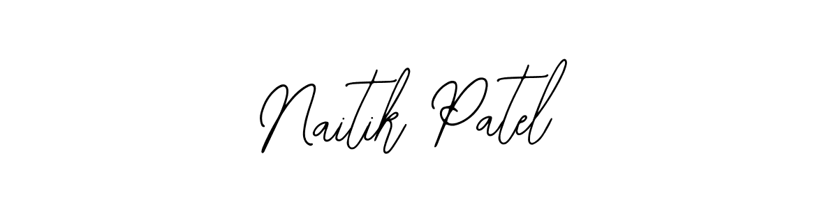 Make a beautiful signature design for name Naitik Patel. Use this online signature maker to create a handwritten signature for free. Naitik Patel signature style 12 images and pictures png