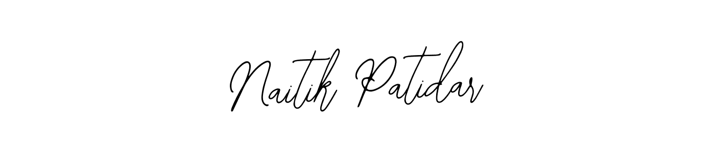 Make a beautiful signature design for name Naitik Patidar. With this signature (Bearetta-2O07w) style, you can create a handwritten signature for free. Naitik Patidar signature style 12 images and pictures png