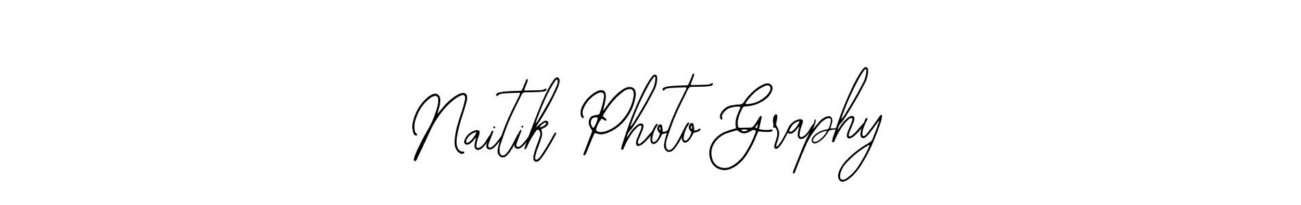 Create a beautiful signature design for name Naitik Photo Graphy. With this signature (Bearetta-2O07w) fonts, you can make a handwritten signature for free. Naitik Photo Graphy signature style 12 images and pictures png