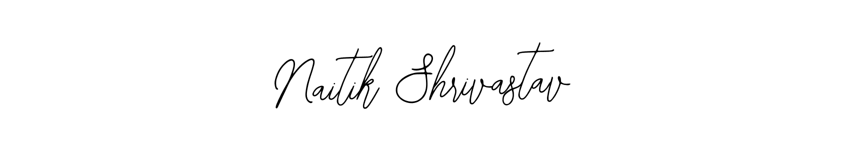 if you are searching for the best signature style for your name Naitik Shrivastav. so please give up your signature search. here we have designed multiple signature styles  using Bearetta-2O07w. Naitik Shrivastav signature style 12 images and pictures png