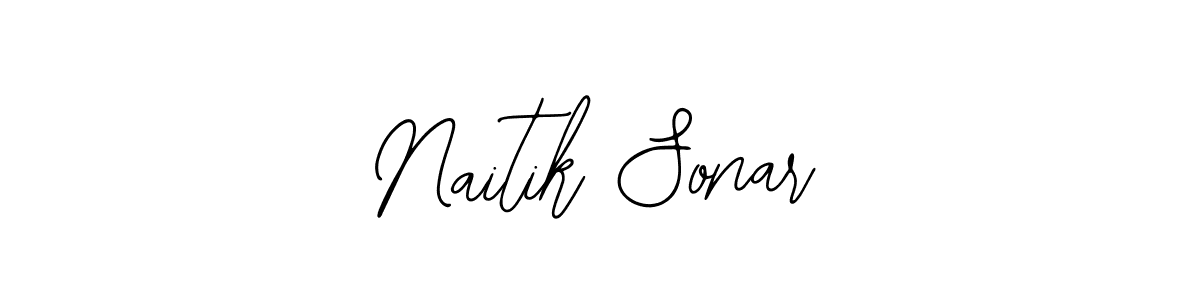 Naitik Sonar stylish signature style. Best Handwritten Sign (Bearetta-2O07w) for my name. Handwritten Signature Collection Ideas for my name Naitik Sonar. Naitik Sonar signature style 12 images and pictures png