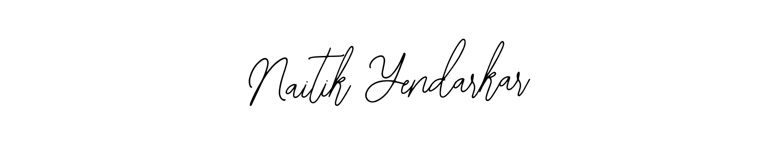 How to Draw Naitik Yendarkar signature style? Bearetta-2O07w is a latest design signature styles for name Naitik Yendarkar. Naitik Yendarkar signature style 12 images and pictures png