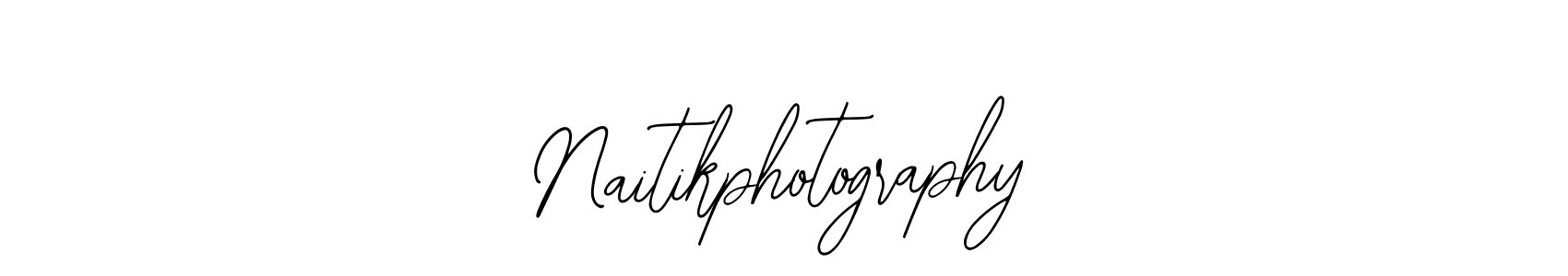 Also we have Naitikphotography name is the best signature style. Create professional handwritten signature collection using Bearetta-2O07w autograph style. Naitikphotography signature style 12 images and pictures png