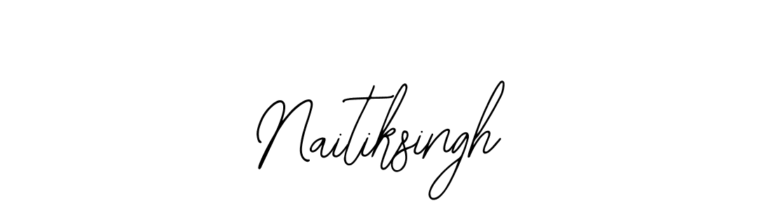 Similarly Bearetta-2O07w is the best handwritten signature design. Signature creator online .You can use it as an online autograph creator for name Naitiksingh. Naitiksingh signature style 12 images and pictures png