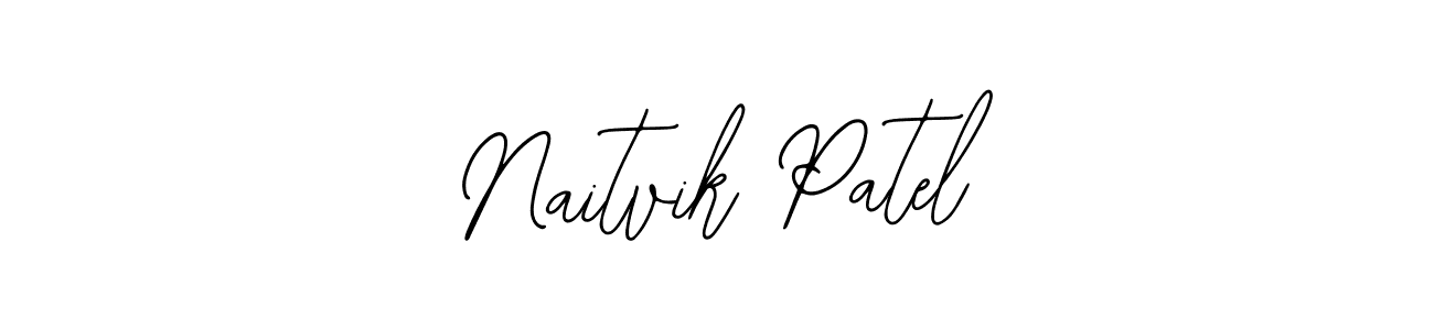 Design your own signature with our free online signature maker. With this signature software, you can create a handwritten (Bearetta-2O07w) signature for name Naitvik Patel. Naitvik Patel signature style 12 images and pictures png