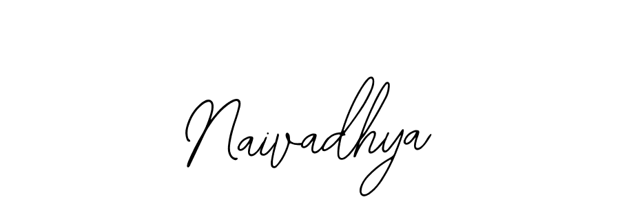 if you are searching for the best signature style for your name Naivadhya. so please give up your signature search. here we have designed multiple signature styles  using Bearetta-2O07w. Naivadhya signature style 12 images and pictures png
