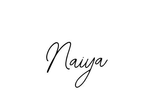 Use a signature maker to create a handwritten signature online. With this signature software, you can design (Bearetta-2O07w) your own signature for name Naiya. Naiya signature style 12 images and pictures png