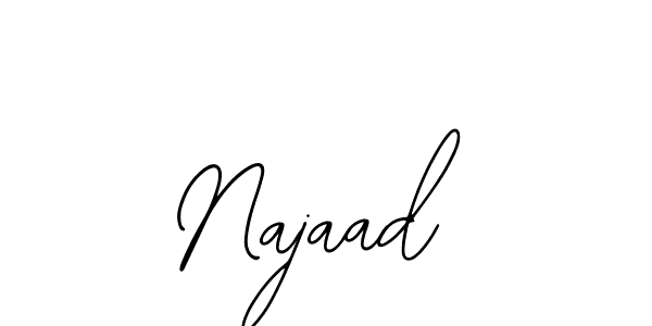 Make a beautiful signature design for name Najaad. With this signature (Bearetta-2O07w) style, you can create a handwritten signature for free. Najaad signature style 12 images and pictures png