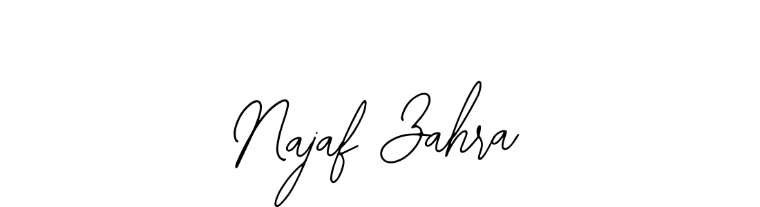 Make a beautiful signature design for name Najaf Zahra. Use this online signature maker to create a handwritten signature for free. Najaf Zahra signature style 12 images and pictures png