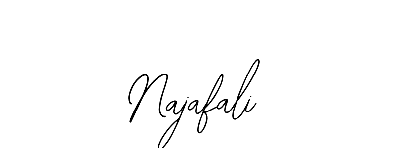 Bearetta-2O07w is a professional signature style that is perfect for those who want to add a touch of class to their signature. It is also a great choice for those who want to make their signature more unique. Get Najafali name to fancy signature for free. Najafali signature style 12 images and pictures png
