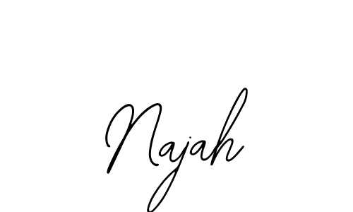 Make a beautiful signature design for name Najah. Use this online signature maker to create a handwritten signature for free. Najah signature style 12 images and pictures png