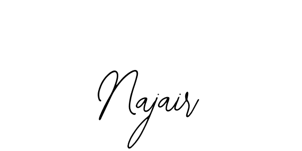 Make a beautiful signature design for name Najair. With this signature (Bearetta-2O07w) style, you can create a handwritten signature for free. Najair signature style 12 images and pictures png