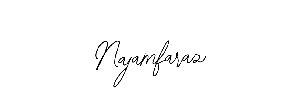 Similarly Bearetta-2O07w is the best handwritten signature design. Signature creator online .You can use it as an online autograph creator for name Najamfaraz. Najamfaraz signature style 12 images and pictures png