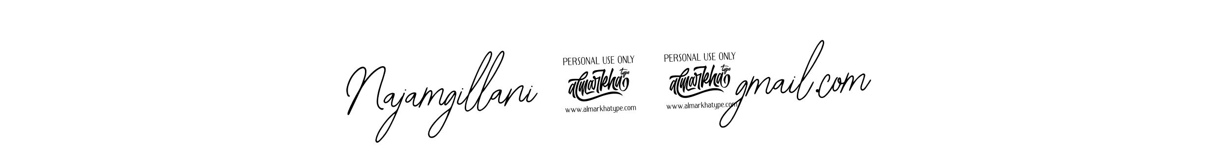 Design your own signature with our free online signature maker. With this signature software, you can create a handwritten (Bearetta-2O07w) signature for name Najamgillani828@gmail.com. Najamgillani828@gmail.com signature style 12 images and pictures png