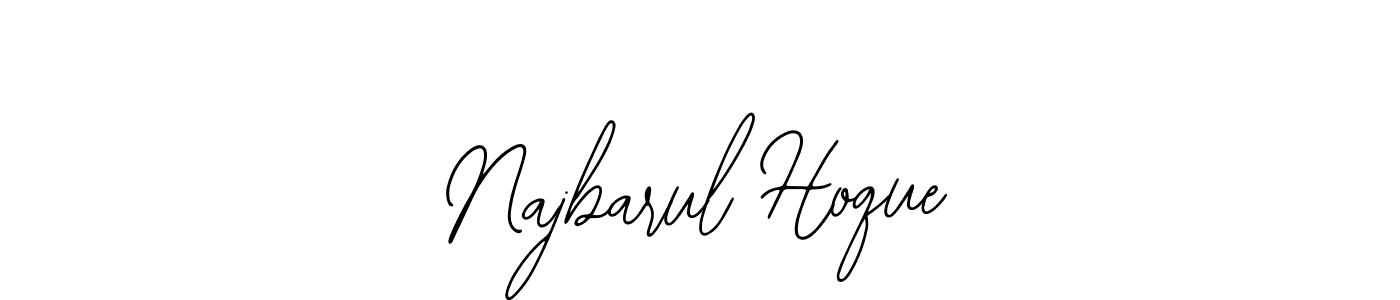 Bearetta-2O07w is a professional signature style that is perfect for those who want to add a touch of class to their signature. It is also a great choice for those who want to make their signature more unique. Get Najbarul Hoque name to fancy signature for free. Najbarul Hoque signature style 12 images and pictures png