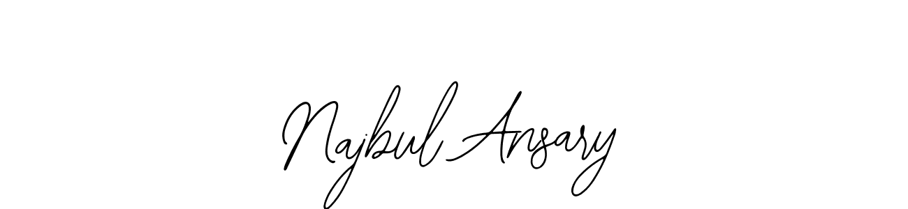 How to make Najbul Ansary signature? Bearetta-2O07w is a professional autograph style. Create handwritten signature for Najbul Ansary name. Najbul Ansary signature style 12 images and pictures png