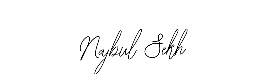 Make a beautiful signature design for name Najbul Sekh. With this signature (Bearetta-2O07w) style, you can create a handwritten signature for free. Najbul Sekh signature style 12 images and pictures png