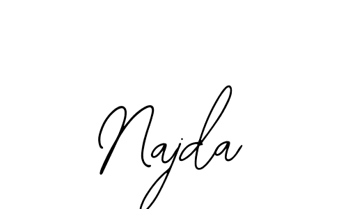 Similarly Bearetta-2O07w is the best handwritten signature design. Signature creator online .You can use it as an online autograph creator for name Najda. Najda signature style 12 images and pictures png