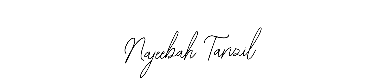 Once you've used our free online signature maker to create your best signature Bearetta-2O07w style, it's time to enjoy all of the benefits that Najeebah Tanzil name signing documents. Najeebah Tanzil signature style 12 images and pictures png