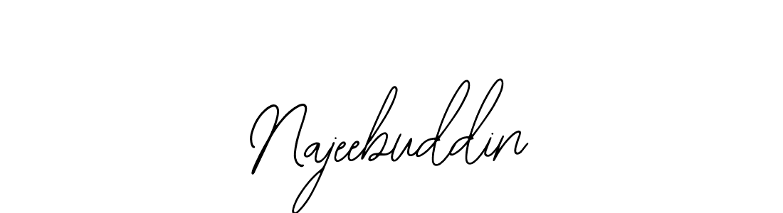 if you are searching for the best signature style for your name Najeebuddin. so please give up your signature search. here we have designed multiple signature styles  using Bearetta-2O07w. Najeebuddin signature style 12 images and pictures png