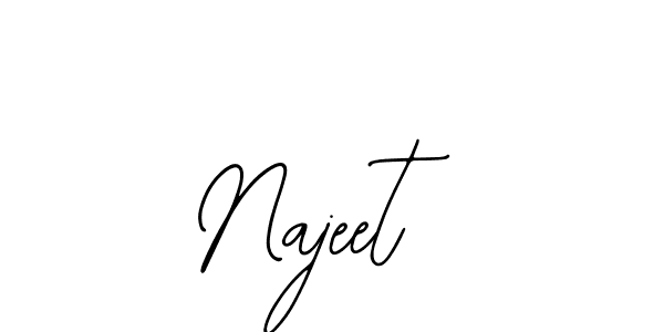 You should practise on your own different ways (Bearetta-2O07w) to write your name (Najeet) in signature. don't let someone else do it for you. Najeet signature style 12 images and pictures png